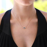 Motif Evil Eye | Diamond Pendant | 0.23 Cts. | 14K Gold Gilda by Gradiva Inc.