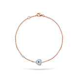 Evil Eye | Diamond Bracelet | 0.01 Cts. | 14K Gold Gilda by Gradiva Inc.