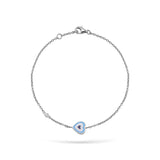 Evil Eye | Diamond Bracelet | 0.01 Cts. | 14K Gold Gilda by Gradiva Inc.