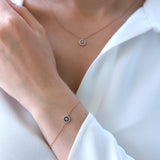 Evil Eye | Diamond Bracelet | 0.12 Cts. | 14K Gold Gilda by Gradiva Inc.