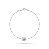 Gilda Evil Eye | Diamond Bracelet | 0.12 Cts. | 14K Gold