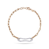Chains | Diamond Bracelet | 0.23 Cts. | 14K Gold Gilda by Gradiva Inc.