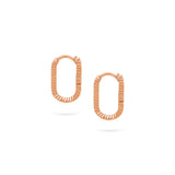 Gilda Twist Hoops | Small Gold Earrings | 14K Gold