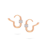 Musica Hoops | Small Diamond Earrings | 0.43 Cts. | 14K Gold Gilda by Gradiva Inc.