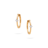 Minnies Hoops | Single Diamond Earrings | 0.04 Cts. | 14K Gold Gilda by Gradiva Inc.