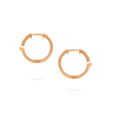 Minnies Hoops | Single Diamond Earrings | 0.04 Cts. | 14K Gold Gilda by Gradiva Inc.