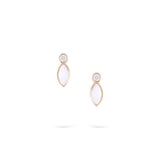 Gilda Breeze Studs | Diamond Earrings |14K Gold