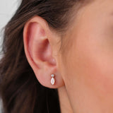 Breeze Studs | Diamond Earrings |14K Gold Gilda by Gradiva Inc.