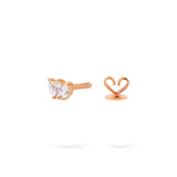 Marquise Studs | Diamond Earrings | 14K Gold Gilda by Gradiva Inc.
