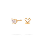 Marquise Studs | Diamond Earrings | 14K Gold Gilda by Gradiva Inc.