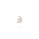Marquise Studs | Diamond Earrings | 14K Gold Gilda by Gradiva Inc.