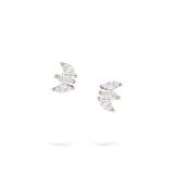 Marquise Studs | Diamond Earrings | 14K Gold Gilda by Gradiva Inc.