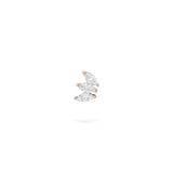 Marquise Studs | Diamond Earrings | 14K Gold Gilda by Gradiva Inc.