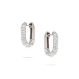 Pavé Hoops | Medium Diamond Earrings | 0.69 Cts. | 14K Gold Gilda by Gradiva Inc.