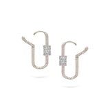 Twist Musica Hoops | Medium Diamond Earrings | 0.42 Cts. | 14K Gold Gilda by Gradiva Inc.