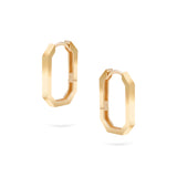 Bold Goldens Hoops | Gold Earrings | 14K Gold Gilda by Gradiva Inc.