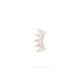 Pear Studs | Diamond Earrings | 14K Gold Gilda by Gradiva Inc.