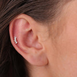 Pear Studs | Diamond Earrings | 14K Gold Gilda by Gradiva Inc.