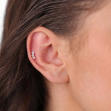 Pear Studs | Diamond Earrings | 14K Gold Gilda by Gradiva Inc.