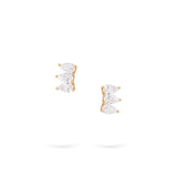 Pear Studs | Diamond Earrings | 14K Gold Gilda by Gradiva Inc.