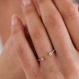 Minnies | Diamond Ring | 0.09 Cts. | 14K Gold Gilda by Gradiva Inc.