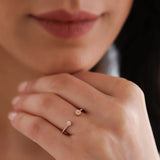 Minnies | Diamond Ring | 0.09 Cts. | 14K Gold Gilda by Gradiva Inc.