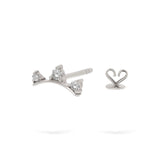 Cheerful Trio | Diamond Earrings | 14K Gold Gilda by Gradiva Inc.