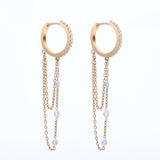 Sally | Diamond Earrings | 14K Gold Gilda by Gradiva Inc.