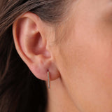 Twist Hoops | Small Gold Earrings | 14K Gold Gilda by Gradiva Inc.