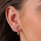 Twist Hoops | Small Gold Earrings | 14K Gold Gilda by Gradiva Inc.