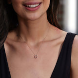 Midi Initials | Diamond Pendant | 0.07 Cts. | 14K Gold Gilda by Gradiva Inc.