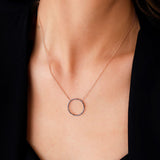 Eternity | Diamond Pendant | 0.43 Cts. | 18K Gold Gilda by Gradiva Inc.