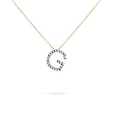 Midi Initials | Diamond Pendant | 0.07 Cts. | 14K Gold Gilda by Gradiva Inc.