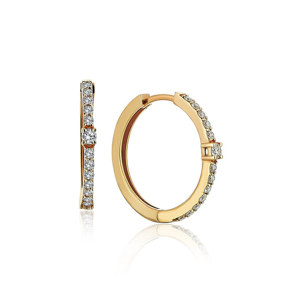 Gilda Essentials | Diamond Earrings | 14K Gold Gilda by Gradiva Inc.