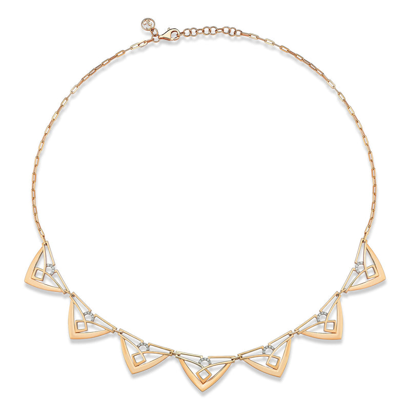 Gilda Savoy | Diamond Necklace | 14K Gold Gilda by Gradiva Inc.