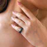 Mercury | Diamond Ring | 0.28 Cts. | 14K Gold Gilda by Gradiva Inc.