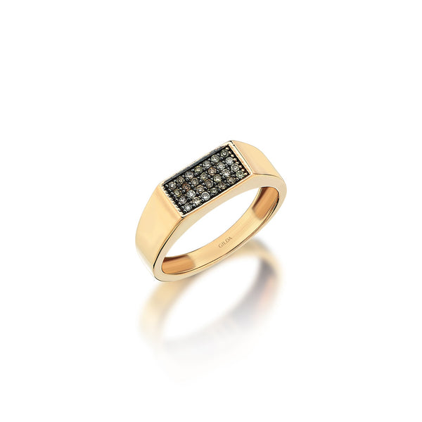 Gilda Dome | Diamond Ring | 14K Gold Gilda by Gradiva Inc.