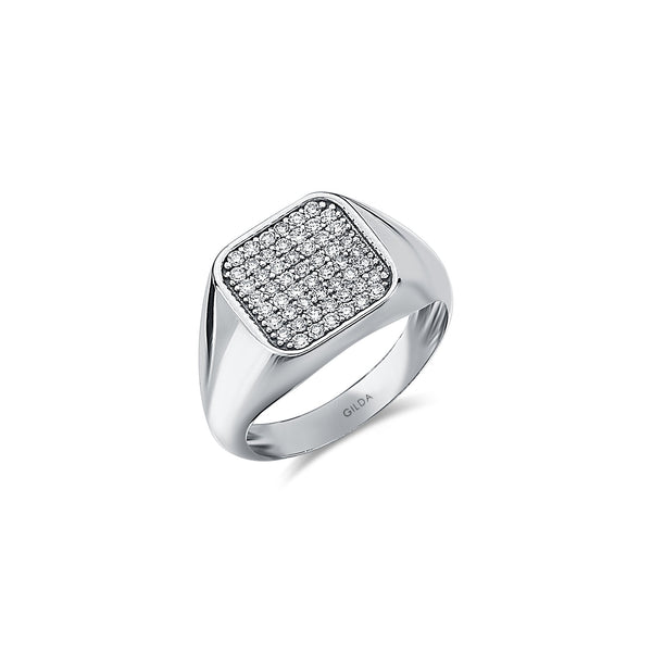 Gilda Signet | Diamond Ring | 14K Gold Gilda by Gradiva Inc.