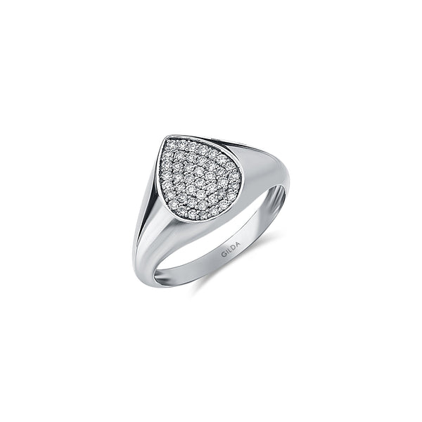 Gilda Signet | Diamond Ring | 14K Gold Gilda by Gradiva Inc.