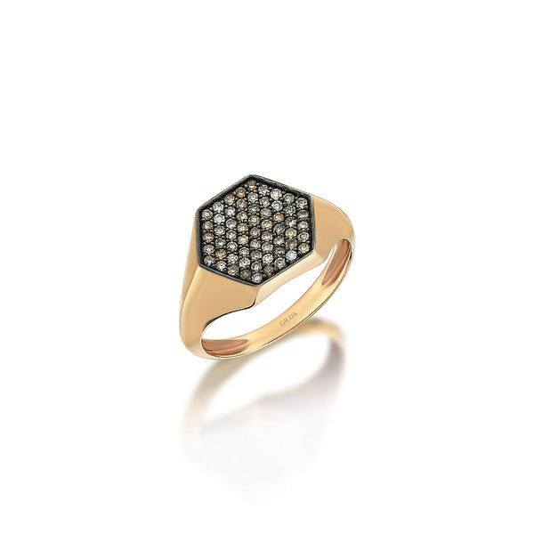 Gilda Dome | Diamond Ring | 14K Gold Gilda by Gradiva Inc.