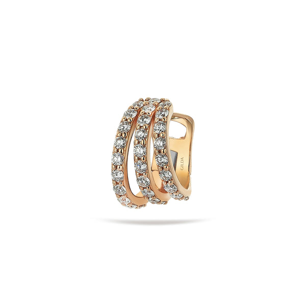 Gilda Ear Cuffs | Diamond Earrings | 14K Gold Gilda by Gradiva Inc.
