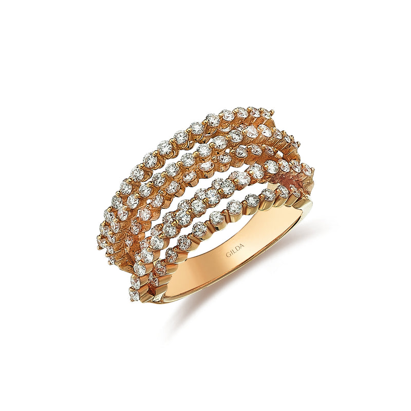 Gilda Luminances | Diamond Ring | 18K Gold Gilda by Gradiva Inc.