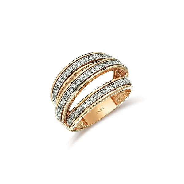 Gilda Luminances | Diamond Ring | 14K Gold Gilda by Gradiva Inc.