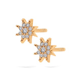 Orion | Diamond Earrings | 0.16 Cts. | 14K Gold Gilda by Gradiva Inc.