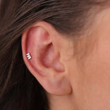 Pear Studs | Diamond Earrings | 14K Gold Gilda by Gradiva Inc.