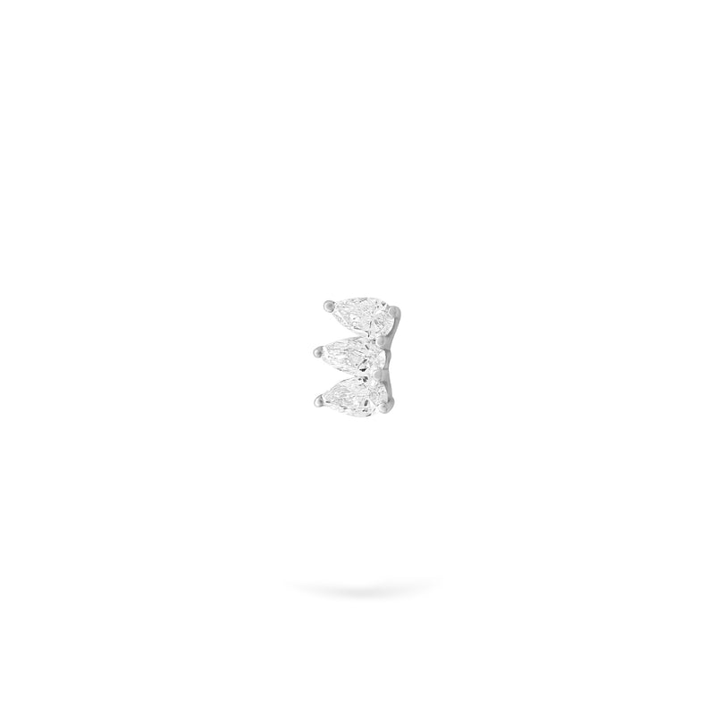 Pear Studs | Diamond Earrings | 14K Gold Gilda by Gradiva Inc.