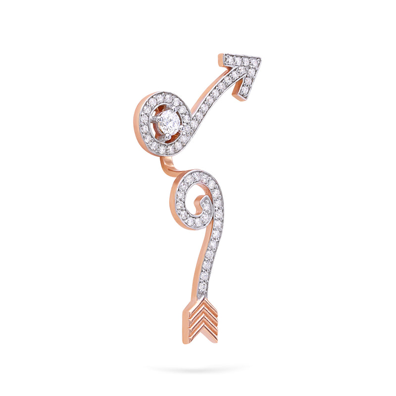 Gilda Malin | Diamond Earrings | 0.16 Cts. | 14K Gold Gilda by Gradiva Inc.