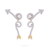 Gilda Malin | Diamond Earrings | 0.16 Cts. | 14K Gold Gilda by Gradiva Inc.