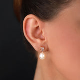 Gilda Pearls | Diamond Earrings | 0.47 Cts. | 14K Gold Gilda by Gradiva Inc.