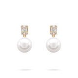 Gilda Pearls | Diamond Earrings | 0.47 Cts. | 14K Gold Gilda by Gradiva Inc.